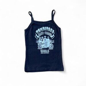 ♡︎ 00s graphic cotton knit tank ♡︎